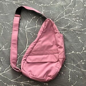 AmeriBag Healthy Back Bag, shoulder bag with multiple pockets in bubblegum pink
